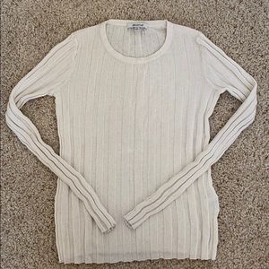 Madewell ribbed knit top